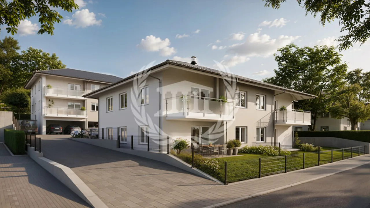 Haus 1: Mehrfamilienhaus mit 4 Wohneinheiten in Thalmassing — Neubau von OLYMP Haus